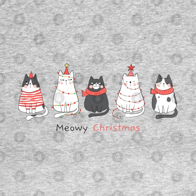 Meowy Christmas #3 by machmigo